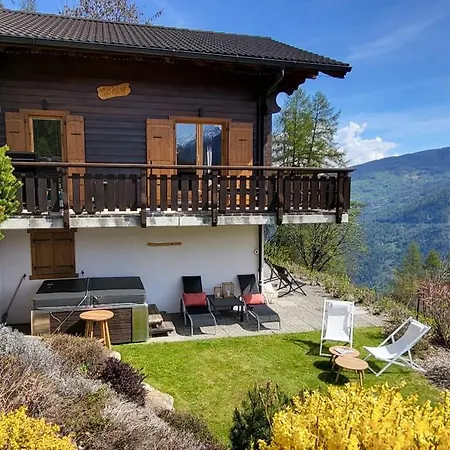 De Charme Et Grand Confort Avec Jacuzzi, Sauna Et Vues Exceptionnelles Chalet